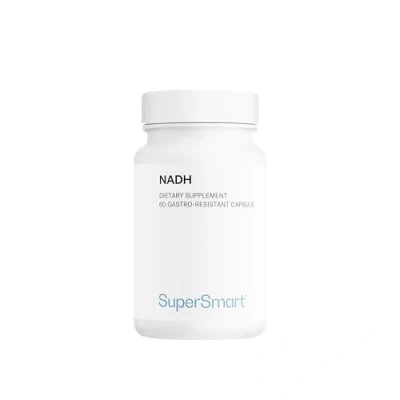 Image de Supersmart NADH 5 mg (Nicotinamide adénine dinucléotide) Aide à Augmenter la Production des Neurotransmetteurs Anti âge Sans OGM 60 DR Caps