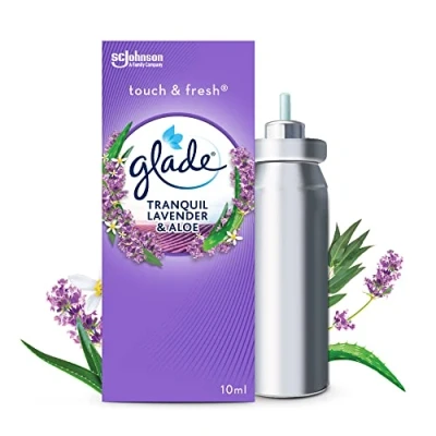 Image de Glade Touch &amp; Fresh Recharge Fraicheur Instantanée Elimine Les Odeurs Infusé Aux Huiles Essentielles Tranquil Lavender Aloe 1