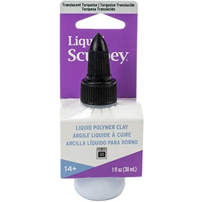 Image de Sculpey Liquide, Turquoise Translucide, 29 ml, Argile, Taille unique
