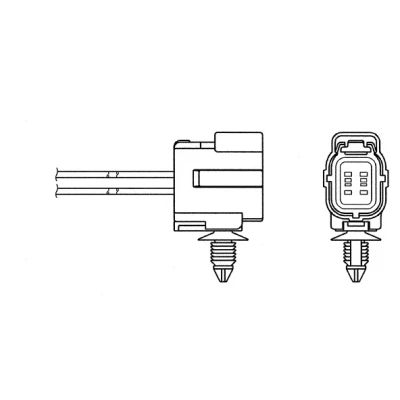 Image de NGK 1334 Sonde lambda 4 MAZDA: 323 F 6