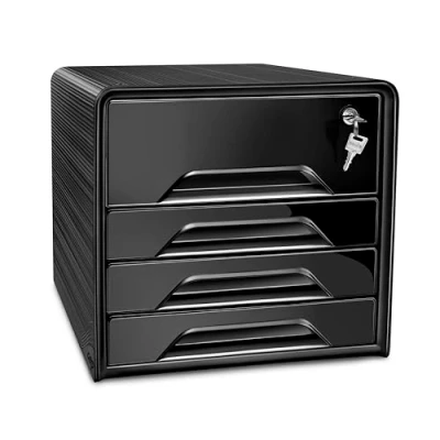 Image de CEP Module de classement smoove Secure, 4 tiroirs, Noir