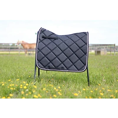Image de HB Tapis de Selle Sparkling Glitter Dressage Noir Cob