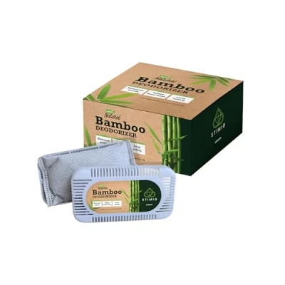 Image de Lot de 2 désodorisants naturels pour réfrigérateur Neutraliseurs d&#039;odeurs avec charbon actif contre l&#039;humidité, filtre anti odeurs, désodorisant réutilisable en cas d&#039;odeur