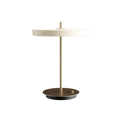 Image de UMAGE lampe de table LED Asteria Table, USB, blanc perle/laiton