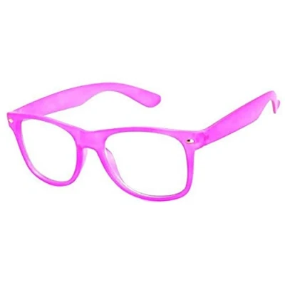 Image de Boolavard Enfants Nerd Lunettes lentille Claire Geek Fausses pour Filles garçons âge 4 12 (Bébé Rose)