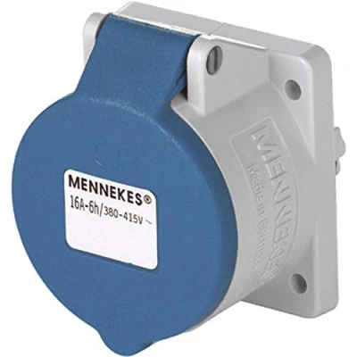 Image de Mennekes Base encastrable 16 A 3 pôles 6H 230 V