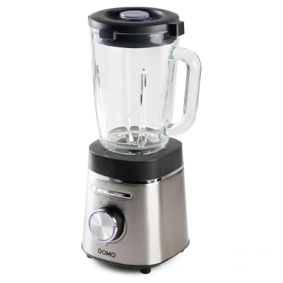 Image de DOMO DO740BL Blender avec bol en verre de 1,75 L Inox 1400 W