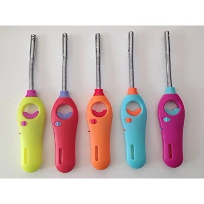 Image de 1 ALLUME GAZ BRIQUET avec embout métal flexible rechargeable hyper pratique : cuisinière, barbecue, bougies.