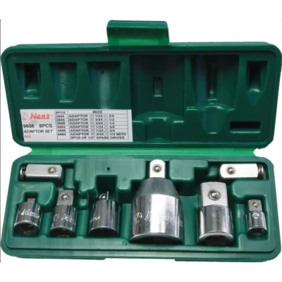 Image de HANS 9608 Kit d&#039;adaptateur d&#039;élargissement / réduction, cliquet 12,5 (1/2&quot;), 6,3 (1/4&quot;), 10 (3/8&quot;), 20 (3/4&quot;) 8