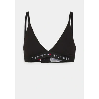 Image de Tommy Hilfiger Unlined Triangle Soutiengorge triangle, Femme, Taille: XS, Black