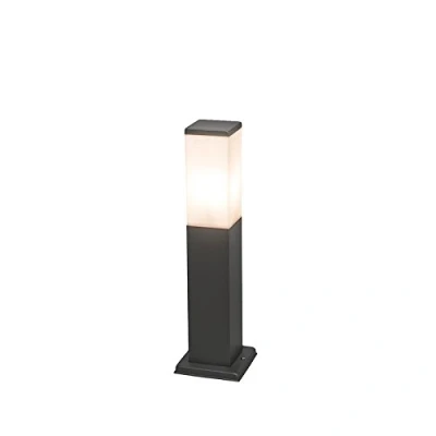 Image de Qazqa malios éclairage de terrasse et d&#039;allée jardin 1 lumière L 80 mm Blanc Design, Moderne extérieur
