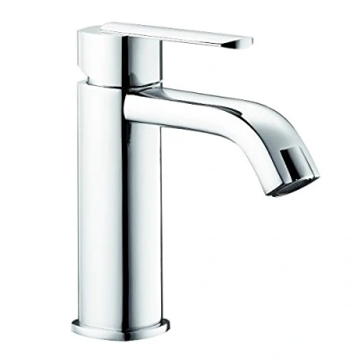 Image de Autre Robinet Mitigeur de lavabo Bas en Laiton Chrome avec vidage pour Vasque