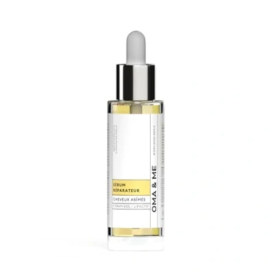 Image de OMA &amp; ME Sérum Réparateur Pointes Sèches et Abîmées Répare Réduit la Fragilité des Pointes, Protège le Cheveu Soin Cheveux 100% d&#039;Ingrédients d&#039;Origine Naturelle, Fabriqué en France 30ml