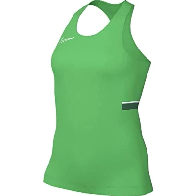 Image de Nike, Dri Fit Academy, Top Soccer sans Manches, Lt Green Spark/Blanc/Pine Vert/Blanc, L, Femme