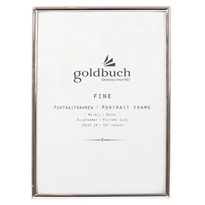 Image de goldbuch 960263 Cadre Photo Fin pour 1 au Format 13 x 18 cm Argenté 18,3 13,2 1,5