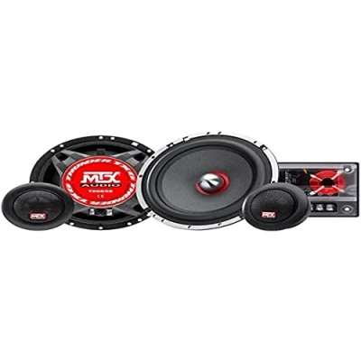 Image de MTX TX665S Kit d&#039;enceintes 16,5 cm 2 Voies 90 W RMS 4O châssis en Aluminium Tweeter néodyme Bobine de dôme Soie TSV Til