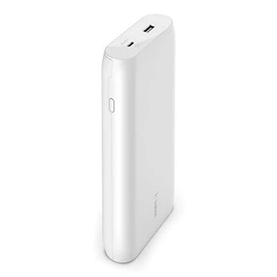 Image de Belkin Boost Charge USB C Chargeur Rapide Batterie Externe Power Delivery 20.000mAh Blanc
