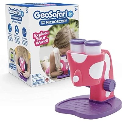 Image de Learning Resources Mon premier microscope rose GeoSafari Jr