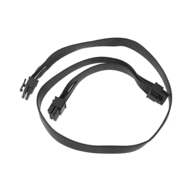 Image de Create idea Câble d&#039;alimentation 8 Broches vers Double 6 + 2 de Connexion GPU Mâle P CIE Compatible avec ARESGAME Bloc Modulaire 60 Cm 15