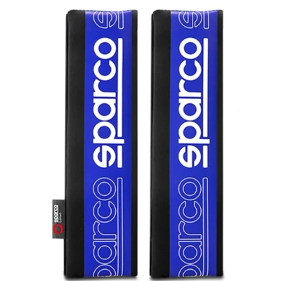Image de SPARCO SPC1208BL Coussinet de ceinture bleu/noir