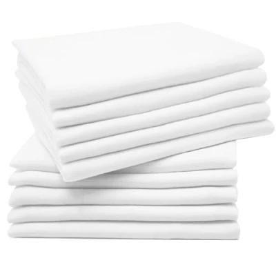 Image de ZOLLNER Set de 10 Linge crachat en Mousseline, Langes bébé, Coton, 80x80cm