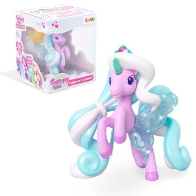 Image de Galupy Rainbow Unicorn Collector Edition Sunny Jouet Licorne à Collectionner avec Ailes Scintillantes et Cristal Swarovski