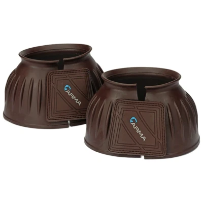 Image de Arma by Shires Cloches d&#039;Obstacles Touch Close Marron Cob