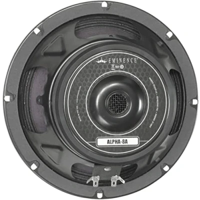 Image de Eminence American Standard Alpha 8A Haut Parleur Audio Professionnel 8&quot; 125 W à 8 Ohms Noir