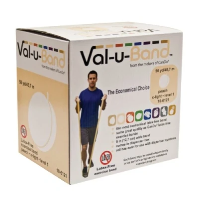 Image de CanDo Val u Band Appareil de Musculation la Main Latex Free Peach 45 M