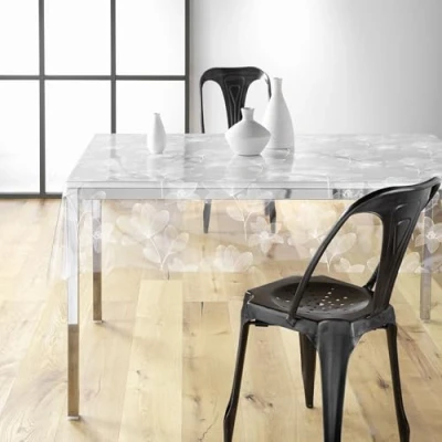 Image de douceur d&#039;intérieur Nappe, Polychlorure de Vinyle (PVC), Danela, 140 x 240 cm