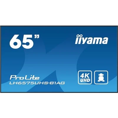 Image de Écran plat LCD rétro éclairé par LED iiyama ProLite LH6575UHS B1AG Classe 65 4K Noir