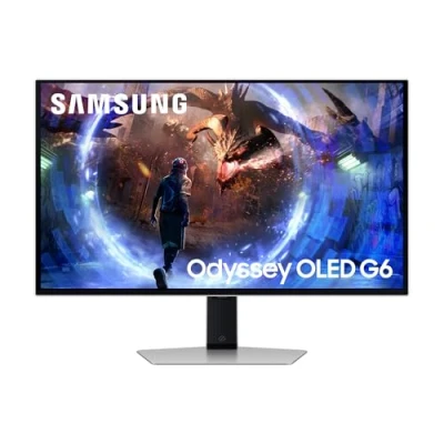 Image de Samsung Écran PC Gaming Odyssey OLED G60SD 27&#039;&#039;, 360Hz, 0,03ms, OLED, QHD (2560x1440), 1000000:1, Ajustable en hauteur, pivotable, orientable, inclinable, LS27DG602SUXEN