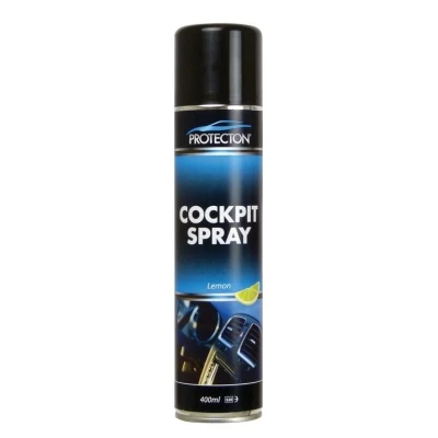 Image de Protecton Cockpit Spray 1890103 Produit d&#039;entretien pour plastiques 400ml aérosol Lemon