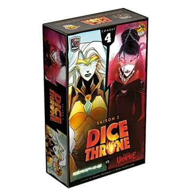 Image de Jeu de stratégie Lucky Duck Games Dice Throne Saison 2 Séraphine vs Reine Vampire