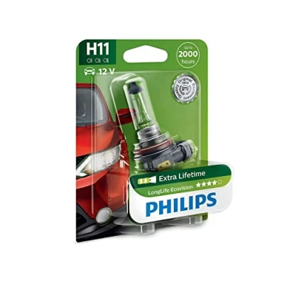 Image de PHILIPS 12362LLECOB1 Ampoule, projecteur longue portée H11 12V 55W 3000K Halogène AUDI: A4 B8 Avant, A3 3/5 portes, Berline, BMW: 1 5 portes