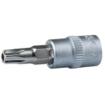 Image de KS Tools 911.1467 E Douille Tournevis TORX 30 percé 1/4&#039;&#039; CHROMEmat sur Support