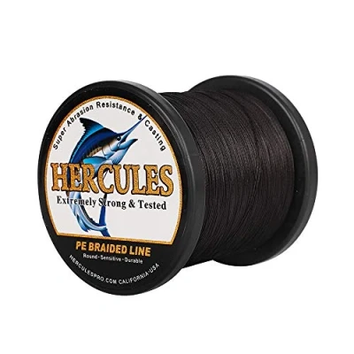 Image de HERCULES Super Cast 10 300lbs Ligne de pêche tressée 100 2000m 109 2187yds Test pour Les Lignes Poisson Tresse PE d&#039;eau salée Superline 8 brins