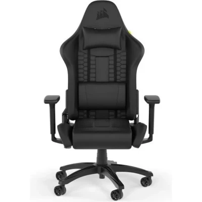 Image de CORSAIR Chaise bureau Fauteuil Gaming TC100 RELAXED Similicuir Ergonomique Accoudoirs réglables Noir (CF 901005 Neuf