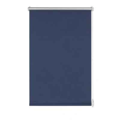 Image de GARDINIA Store Enrouleur Occultant Thermique à Coller ou Clipser, Grande Réflexion de la Lumière, Économie d&#039;Énergie, Opaque, Kit Montage Inclus, EASYFIX, Bleu, 120 x 150 cm (LxH)