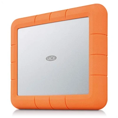 Image de LaCie Rugged RAID Shuttle Technologie Thunderbolt 8 To USB Type C 3.2 Gen 1 (3.1 1) Orange Neuf