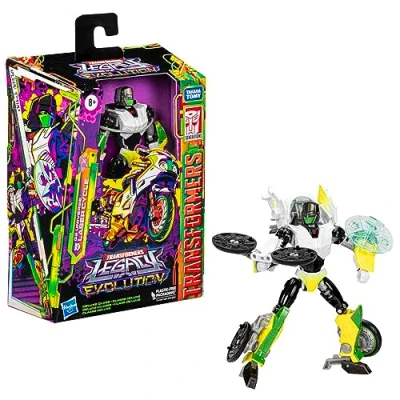 Image de Transformers Generations Legacy Evolution Deluxe Class Action Figurine G2 Universe Laser Cycle 14 cm