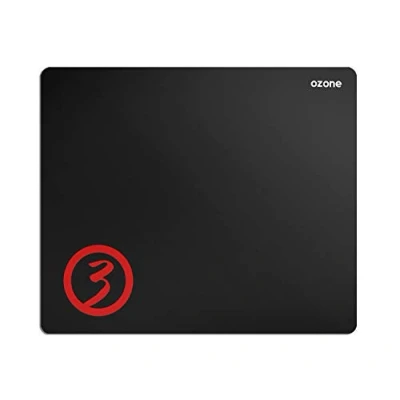 Image de Tapis de Jeu, Surface Ergonomique en Tissu Doux, Base Caoutchouc, Antidérapant, Noir