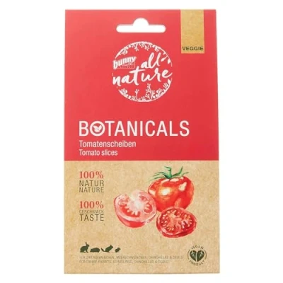 Image de Bunny All Nature BOTANICALS Snacks Tranches de tomates 35 g Complément Alimentaire pour Lapins Nains, cochons d&#039;Inde, Chinchillas et dégus séchées