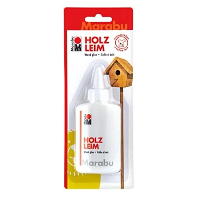 Image de Marabu 0315005000001 Kids Colle en bois pour enfants, à base d&#039;eau, 100 ml, transparent version allemande