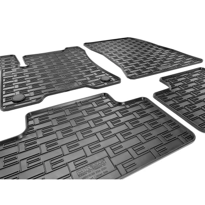Image de AutoStyle CK RME04 Ensemble de tapis sol caoutchouc avant et arrière 4 noir