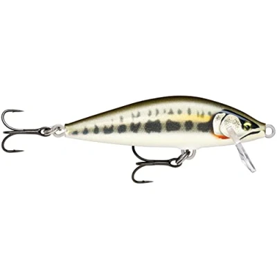 Image de Rapala Leurre de Pêche Countdown Elite Matériel avec Construction Balsa d&#039;Eau Douce Coulant Profondeur Nage 1,2m Taille 7,5cm / 10g Fabriqué en Estonie Gilded Minnow