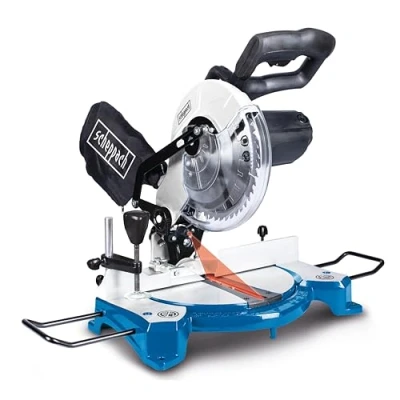Image de Scheppach Scie à Onglet HM80L 1500W Compacte, idéal pour les petits ateliers Lame Ø210mm/24 dents Largeur de coupe jusqu&#039;à 120mm Laser précision