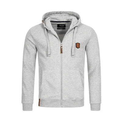 Image de Indicode Jeans Sweat zippé, Homme, Taille: Small, Gray