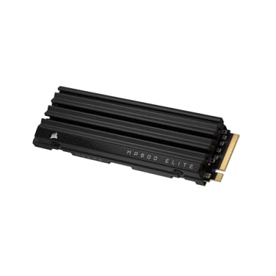 Image de Corsair MP600 Elite 1 to M.2 PCIe Gen4 x4 NVMe SSD 2280 Lecture Séquentielle Jusqu&#039;à 7 000 Mo/s 3D TLC NAND Haute Densité Noir