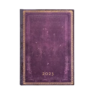 Image de Paperblanks Agendas 12 Mois 2023 Anémone Horizontal Midi (130 x 180 mm)
